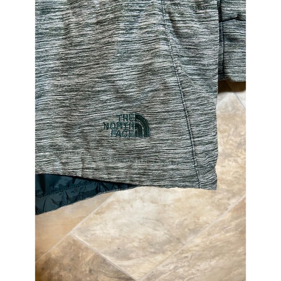 The North Face Jacket Women's Size M Green Long Pseudio Cowlneck Full Zip Puffer - Picture 12 of 13